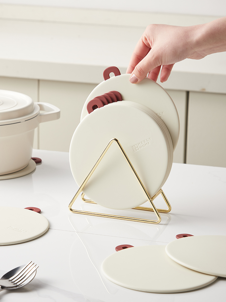 米立风物硅胶隔热垫餐垫防烫锅垫碗垫杯垫菜垫子家用耐高温餐桌垫