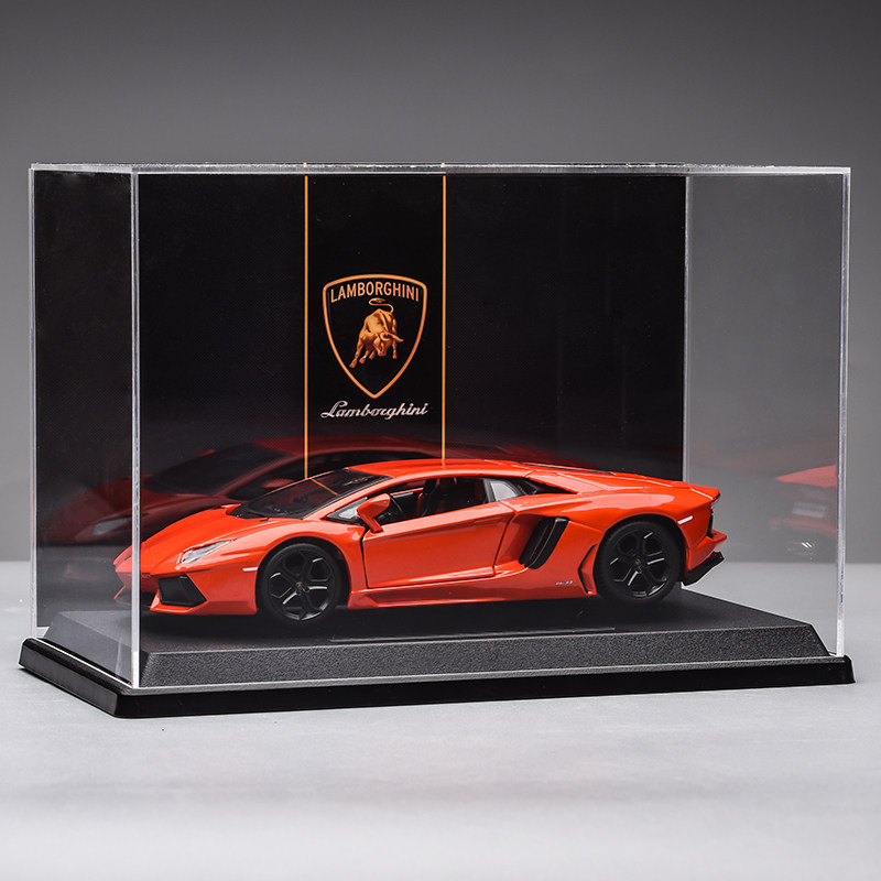 正品兰博基尼毒药汽车模型大牛1:24仿真合金跑车手办生日礼物送男