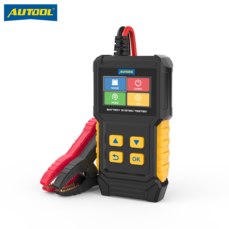 AUTOOL 汽车蓄电池检测仪12V24V电瓶测试仪寿命电压电阻测量仪器