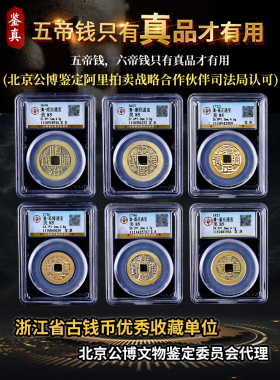 清朝五帝钱真品六帝十帝古币铜钱公博保粹鉴定入户门压门槛门对门