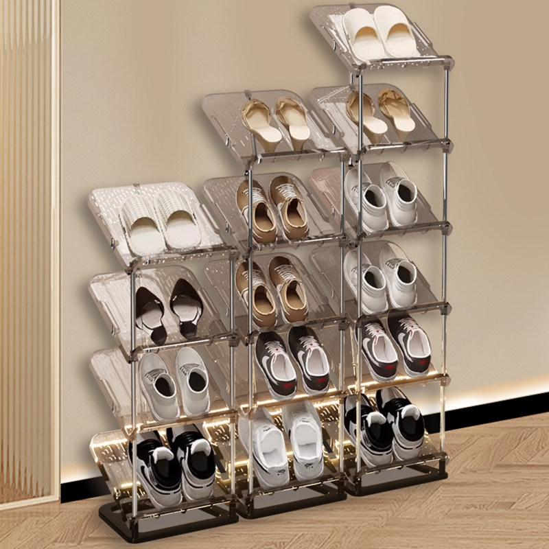 简易鞋架2024爆款入户门家用门口超窄小型拖鞋收纳层架多层小窄鞋图片