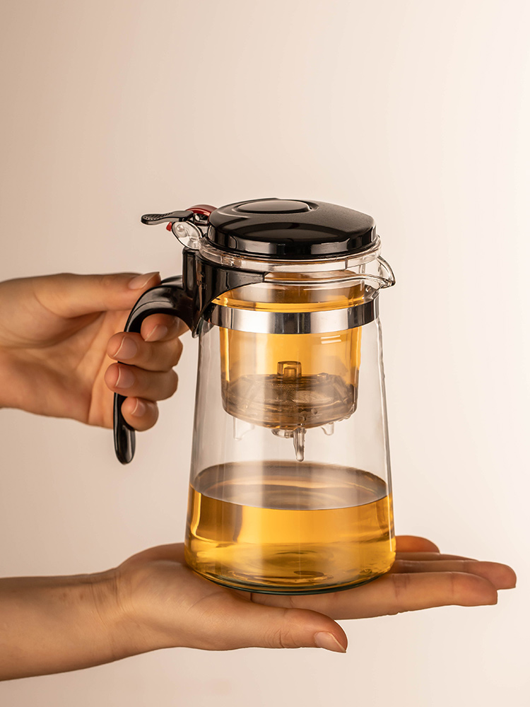 耐高温飘逸杯泡茶壶玻璃茶具套装家用泡茶杯茶水分离过滤冲泡茶器