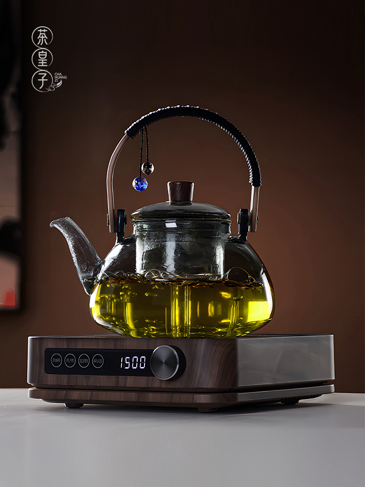 茶皇子煮茶壶2025新款电陶炉家用玻璃烧水壶耐热围炉壶煮茶器小型