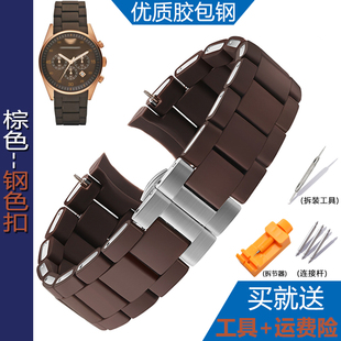 AR58905891情 代用适用于适用阿玛尼手表带AR59055906 AR59195920