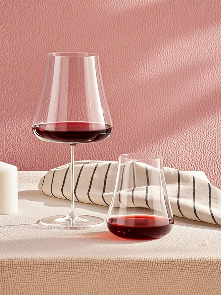 红点奖Nude进口勃艮第红酒杯水晶杯手工白葡萄酒杯高脚杯家用轻薄