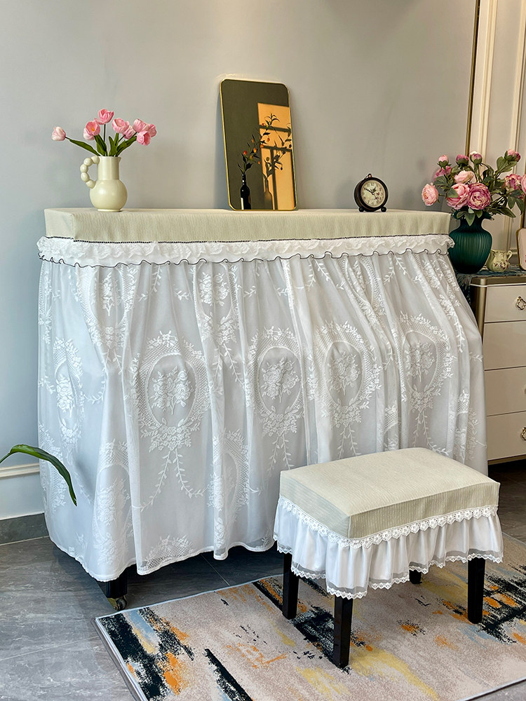 法式轻奢钢琴防尘罩复古钢琴罩全罩高档钢琴套琴罩遮盖布2025新款