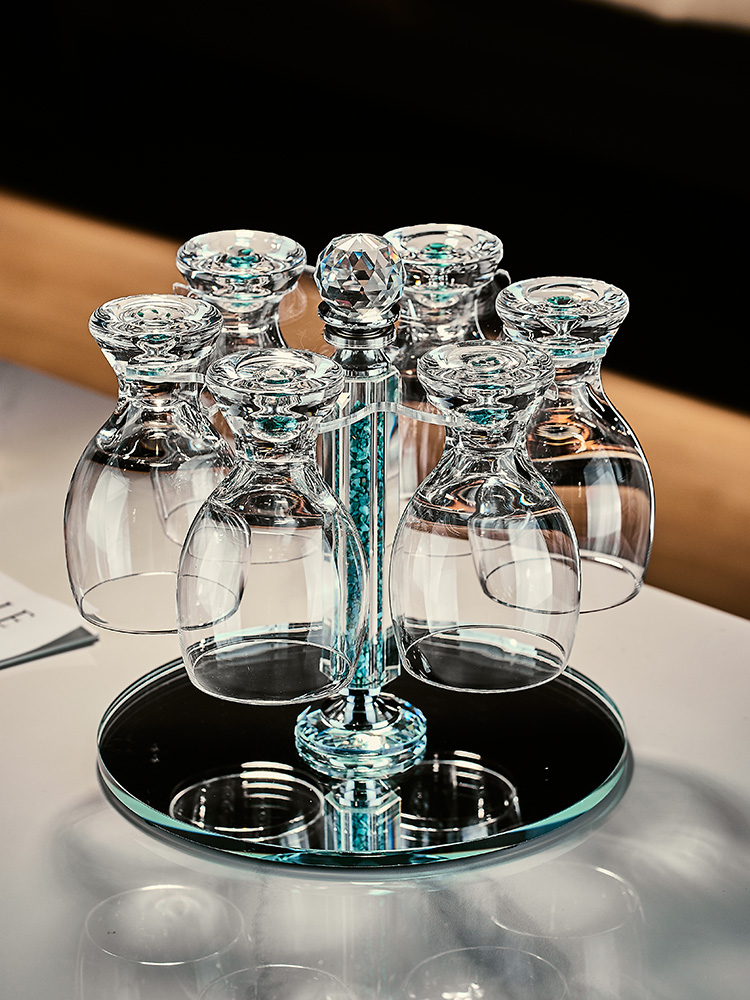 创意水晶玻璃绿松石啤酒杯大容量家用高档轻奢酒吧小麦精酿扎啤杯