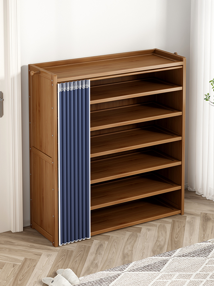 鞋架子家用门口2025爆款新款实木省空间经济型分层隔板简易鞋柜