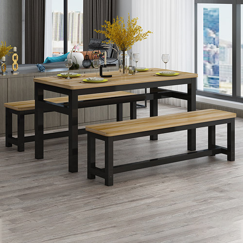 餐桌子凳子家用组合商用食堂早快餐厅面馆小吃饭店专用出租房桌椅