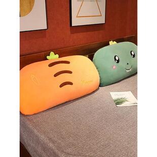 可爱奇怪法棍面包长条抱枕毛绒玩具宿舍牀头靠垫牀上夹腿睡觉枕头