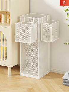 瑜伽垫收纳筐健身运动器材收纳体育用品收纳桶羽毛球拍夹缝置物架