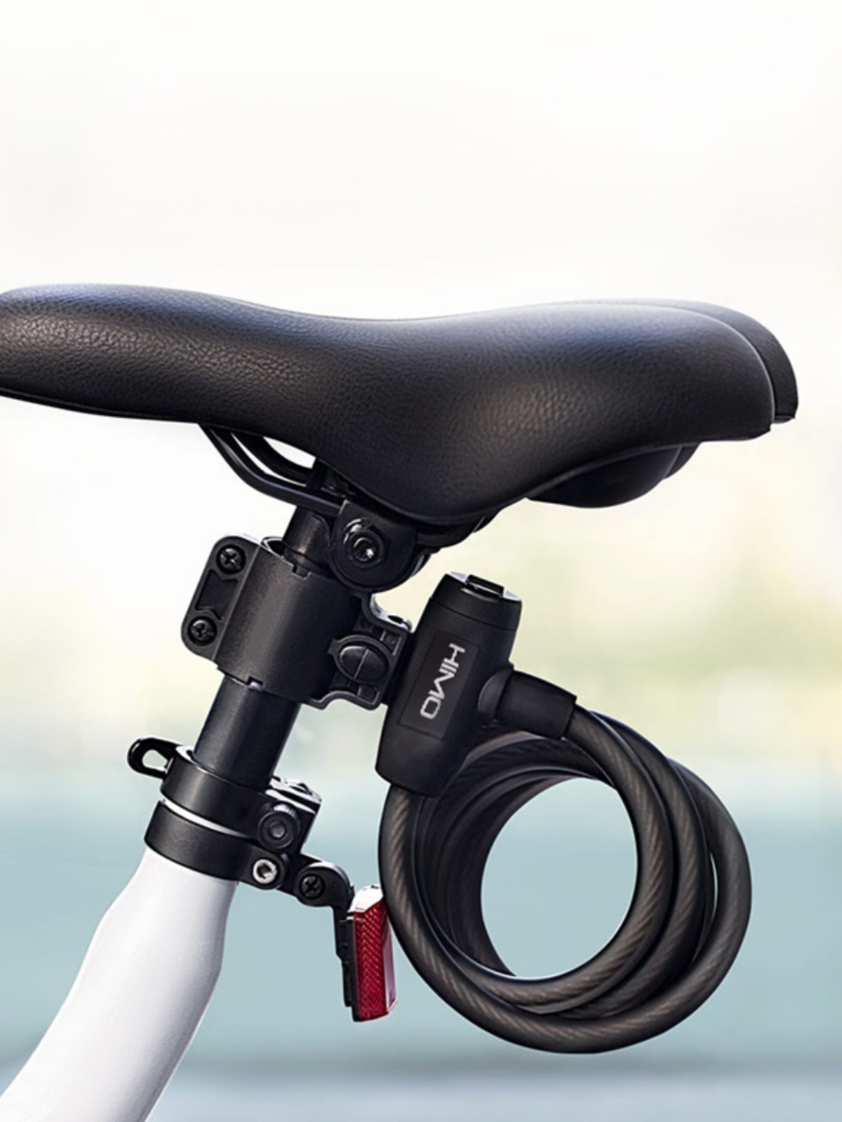 喜摩自行车锁防盗锁钢缆锁便携固定滑板山地车摩托车电动车单车锁