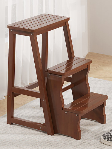可折叠梯凳楠竹家用登高凳子板凳多功能踏板台阶儿童垫脚凳换鞋凳