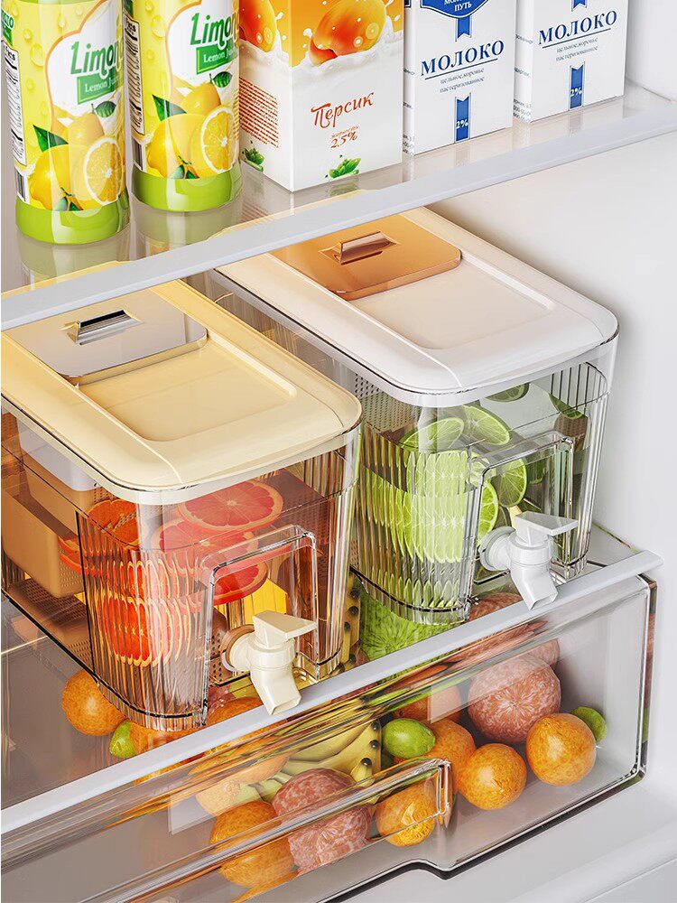 【品牌正品】日本夏季冰箱冷水壶果汁带龙头滤网耐高温家用大容量