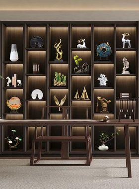 新中式玄关招财摆件客厅酒柜家居好物电视柜装饰品高档办公室摆设