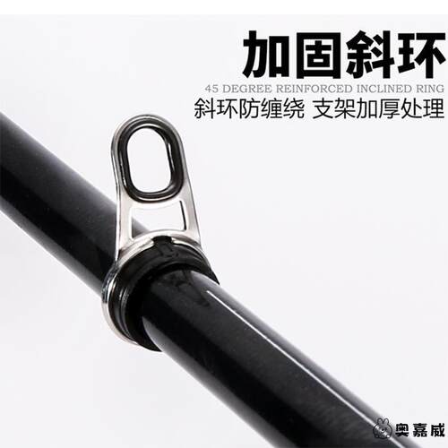 方形矶钓竿斜导环不锈钢眼过线环陶瓷环海竿矶竿鱼竿改装DIY配件