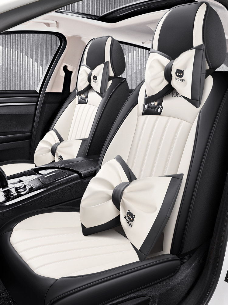 汽车坐垫四季通用全包座椅套皮质高级感卡通亚麻布座垫全包围座套,3C数码配件,USB多功能数码宝,淘宝优惠券,粉丝福利购,淘宝优惠卷