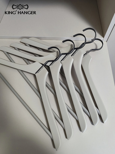 金领结高端实木衣架高级衣柜衣帽间专用衣挂高档大衣衬衫 无痕衣撑