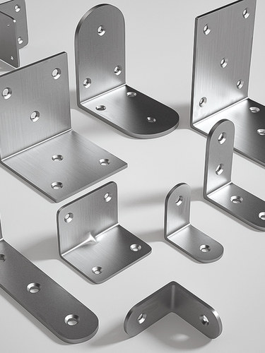 角码不锈钢三角铁支架连接件片90度直角固定器加固五金l型层板托t