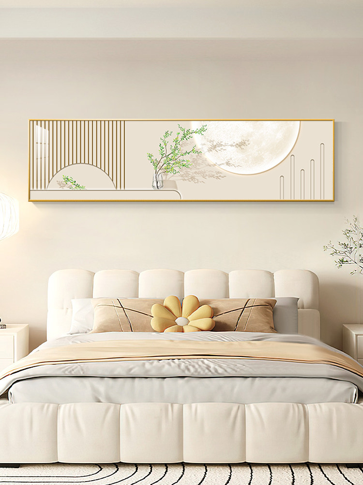卧室装饰画北欧温馨主卧房间背景墙挂画新款现代简约床头壁画墙画