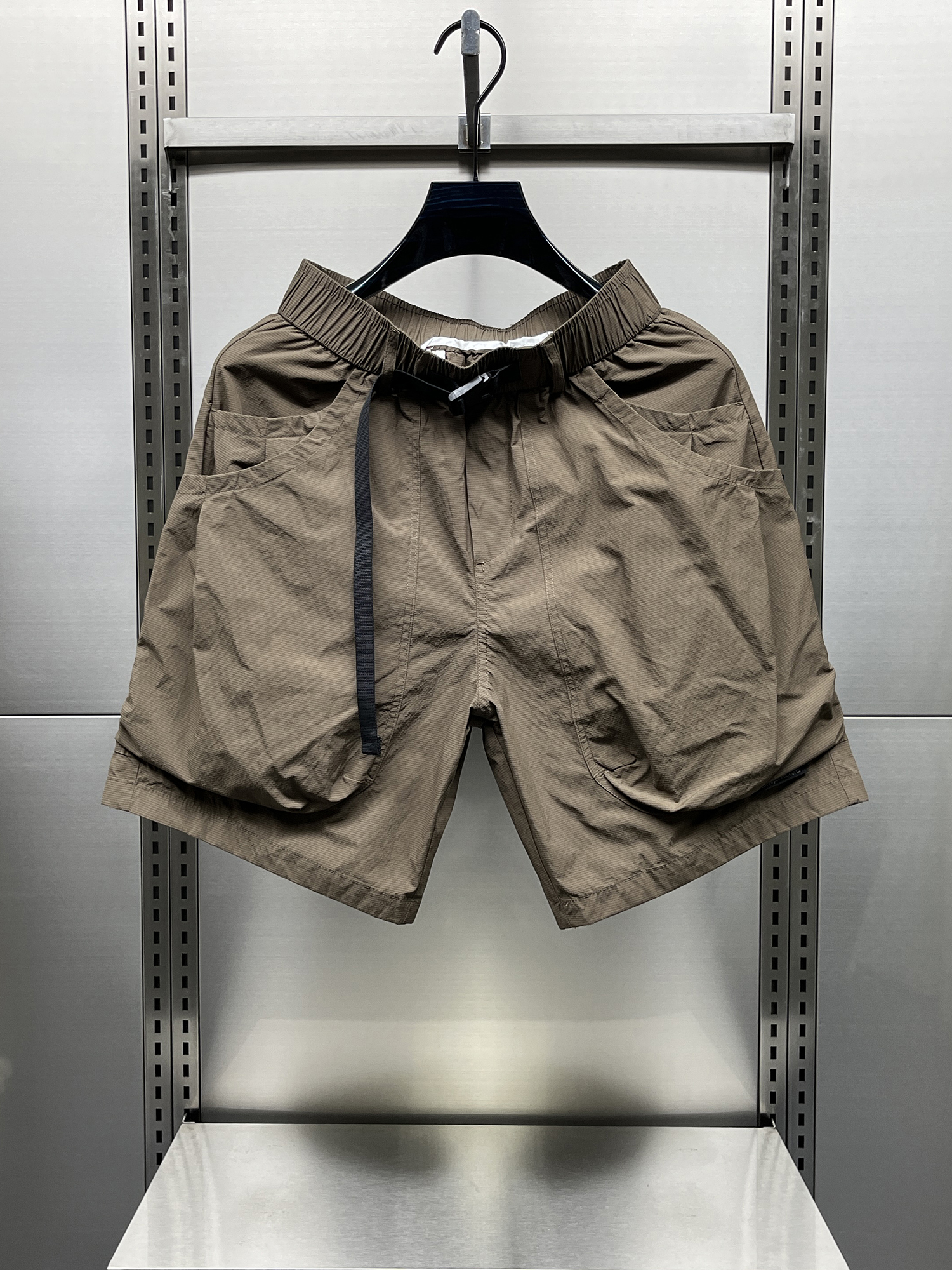 日系机能风工装短裤男夏季宽松多口袋直筒速干五分裤韩时尚运动裤