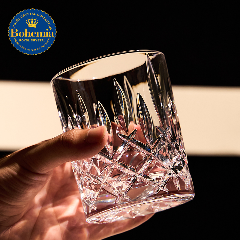 德国进口CRYSTAL水晶玻璃洋酒杯啤酒杯威士忌杯XO果汁杯家用套装