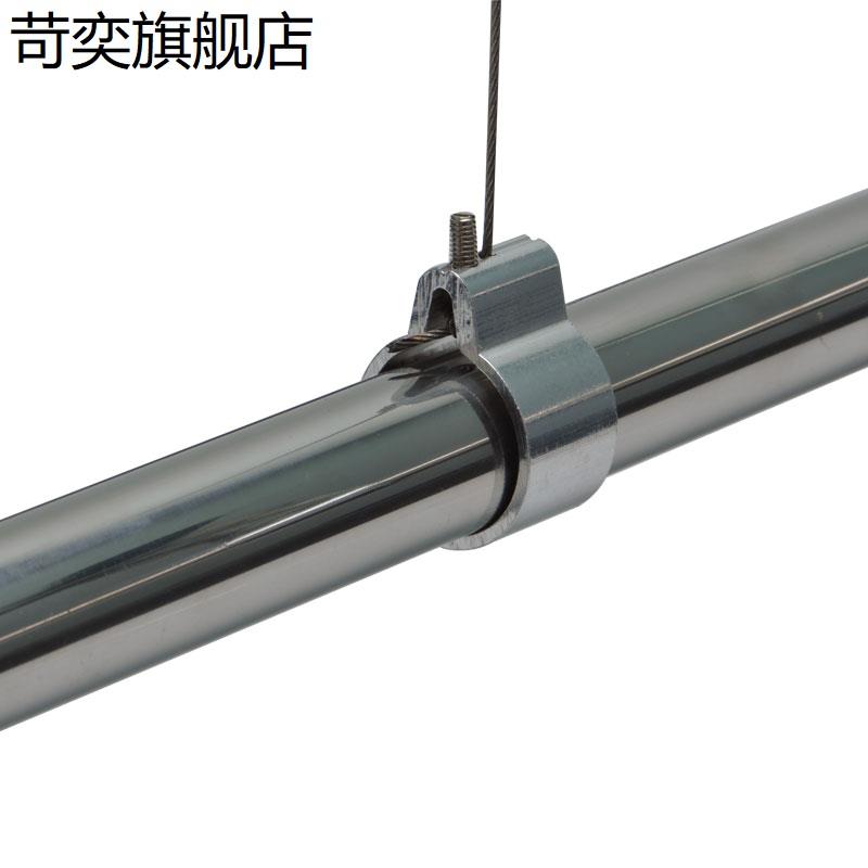 升降手摇晾衣架配件吊球 不锈钢管套环堵头钢丝绳吊环25 29 32MM