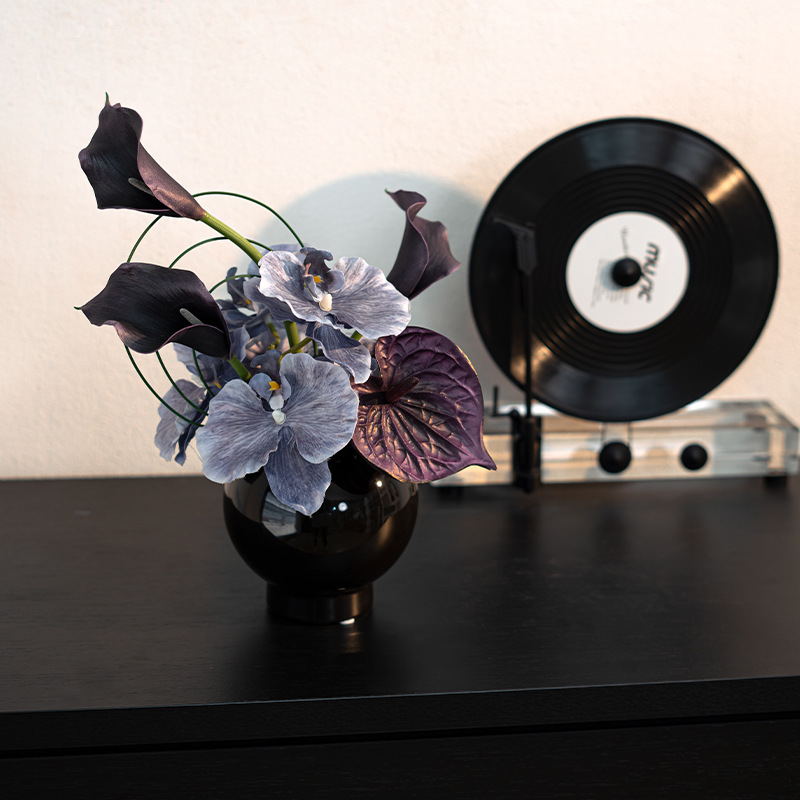 轻奢高端蝴蝶兰仿真花假花花束客厅餐桌花摆花家居装饰品摆件花艺