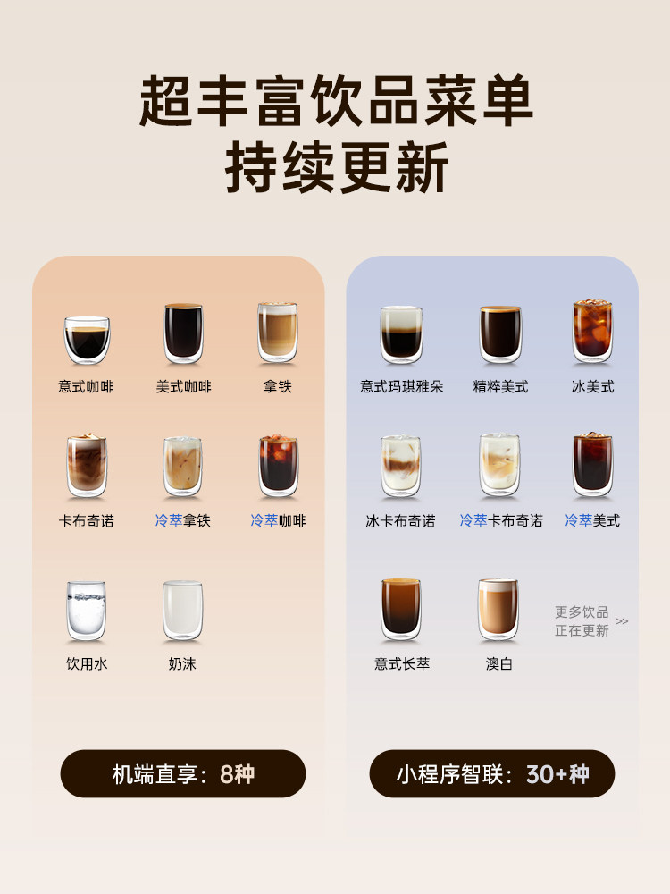 新品咖啡自由SF1Pro咖啡机家用全自动小型冷萃奶咖研磨一体意式