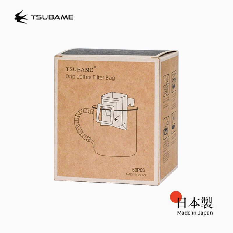 日本进口燕印挂耳咖啡滤袋自制手冲咖啡粉过滤纸一次性自封包装袋