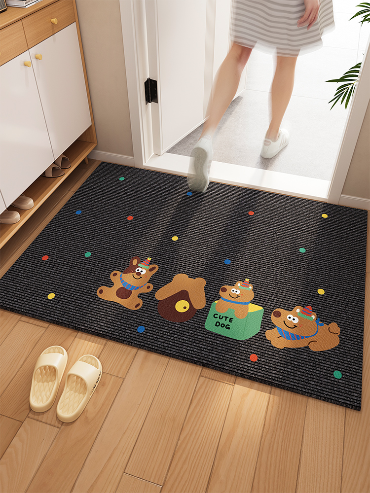 入户门地垫新款门口耐脏防滑脚垫室内门外进门入户地毯入门户门垫