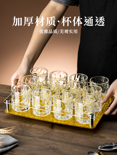 2025新款 加厚商用玻璃杯子酒吧ktv专用喝酒杯轻奢高档 啤酒杯套装