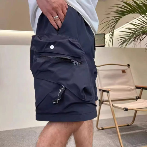 重工机能运动短裤男士夏季潮牌户外工装裤运动速干多口袋五0731e
