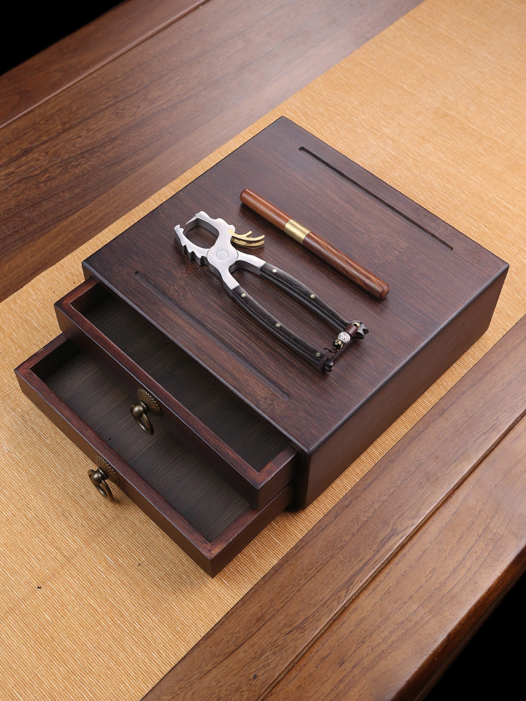 普洱茶饼防潮一双层收纳盒不锈钢茶钳实木分茶盘茶针开茶器分茶盒,餐饮具,茶饼盒,淘宝优惠券,粉丝福利购,淘宝优惠卷