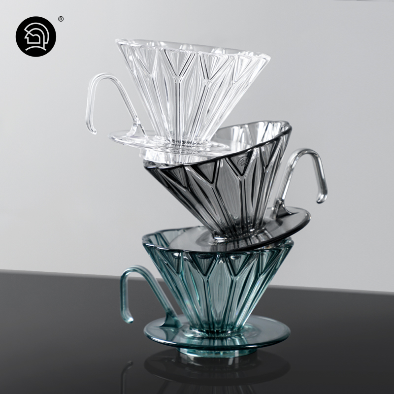 Hero菱镜PCTG咖啡过滤杯 手冲咖啡壶过滤器v60漏斗 咖啡壶套装