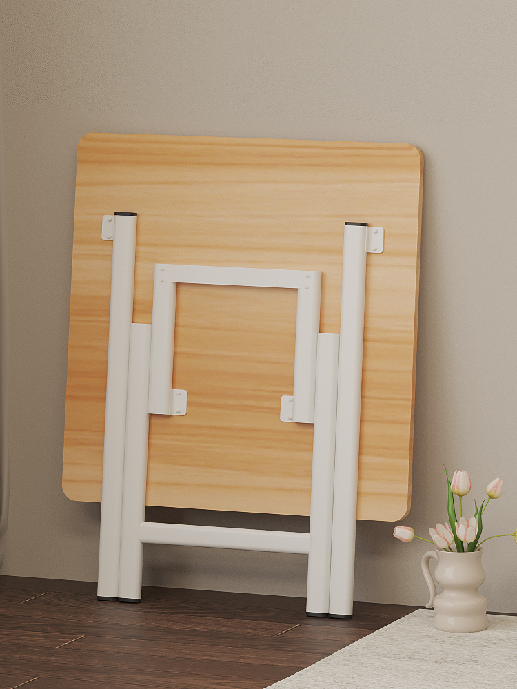 小桌子折叠桌简易餐桌出租屋家用方桌便携式吃饭饭桌圆桌摆摊户外