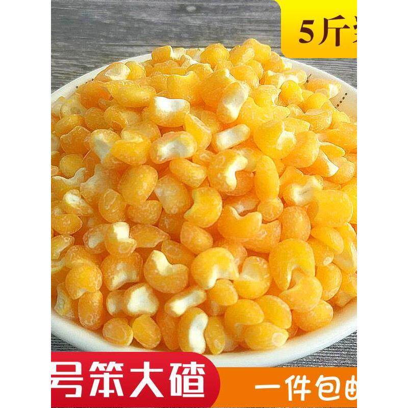 现货大粒笨大碴子5斤 东北农家新粮去皮大号玉米碴子苞米茬子煮大