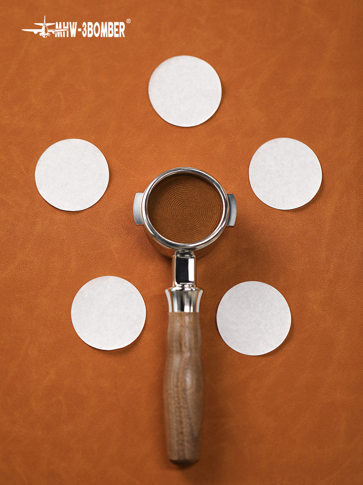 MHW-3BOMBER轰炸机意式咖啡机手柄圆形粉碗51/53/54/58mm通用滤纸