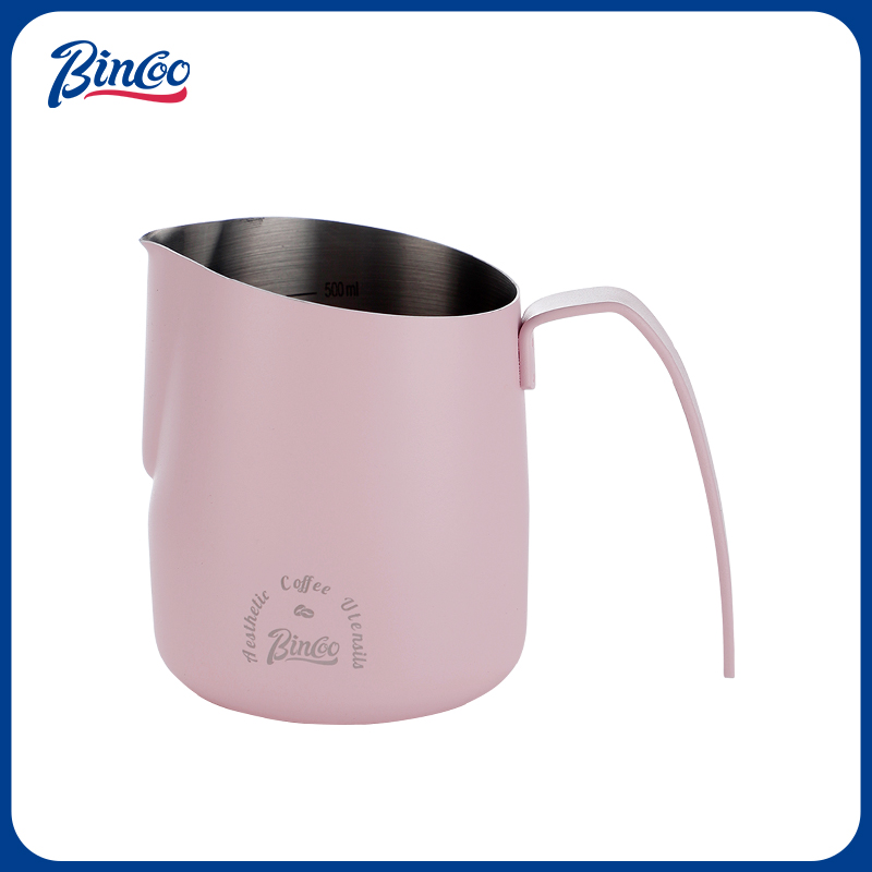 Bincoo拉花缸尖嘴不锈钢咖啡器具带刻度奶缸打奶泡杯咖啡拉花杯