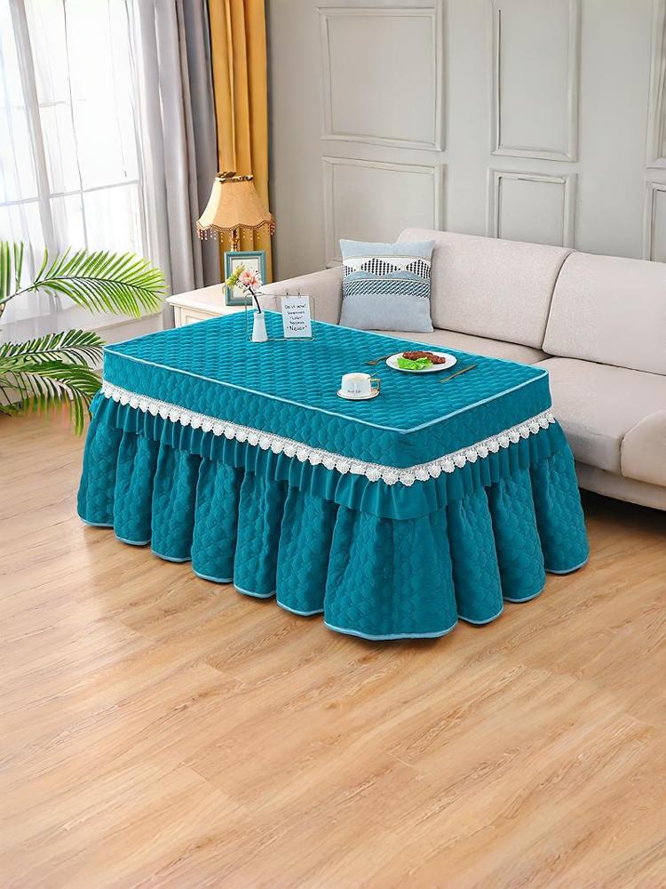 长方形烤火桌子罩套电取暖桌罩套烤火炉桌罩电炉罩套烤火被茶几罩