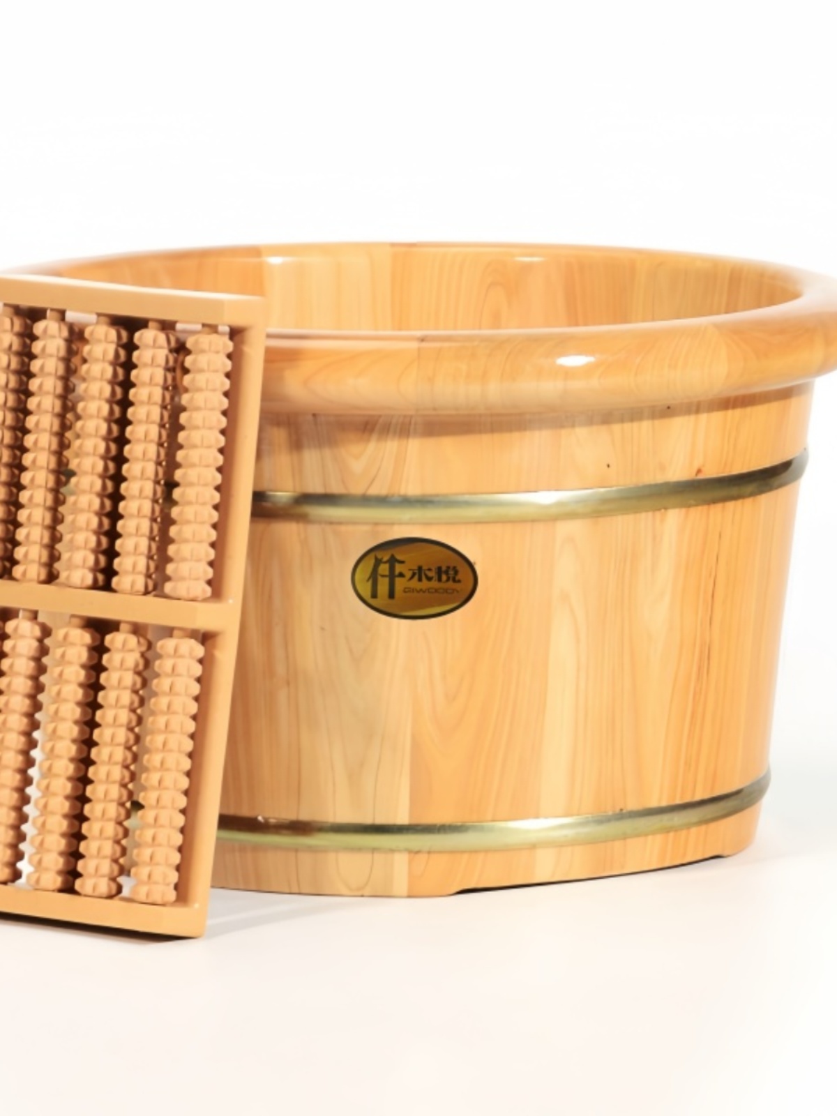 仟木悦家用实木保温木质泡脚盆木桶养生足浴木盆老式足浴桶