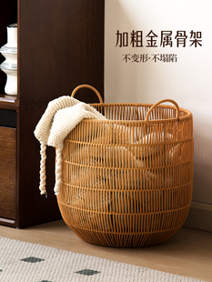 仿藤编脏衣篓高颜值卫生间装脏衣服收纳筐家用脏衣篮洗衣篮子篓子