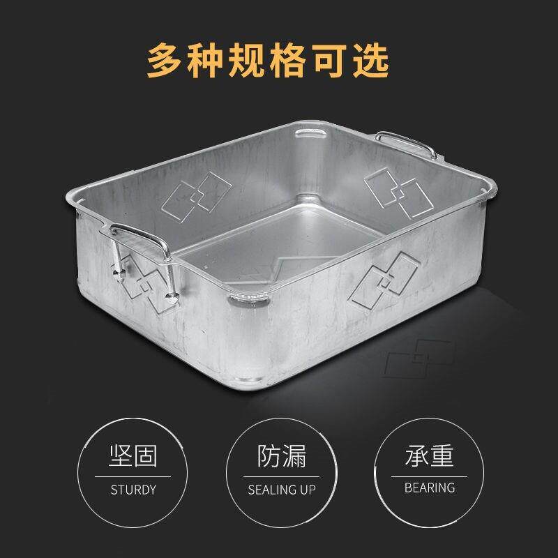 五金周转箱长方形螺丝收纳盒仓库金属铁皮零件盒铁箱工业用铁盒子