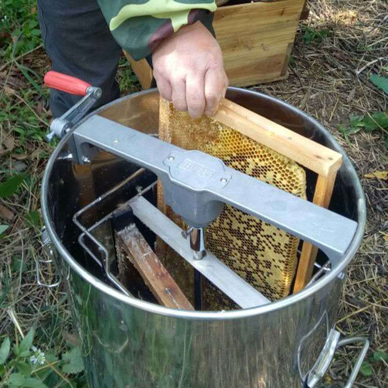 取蜂蜜专用工具蜂旺摇蜜机不锈钢加厚小型家用中蜂打密糖机可定养