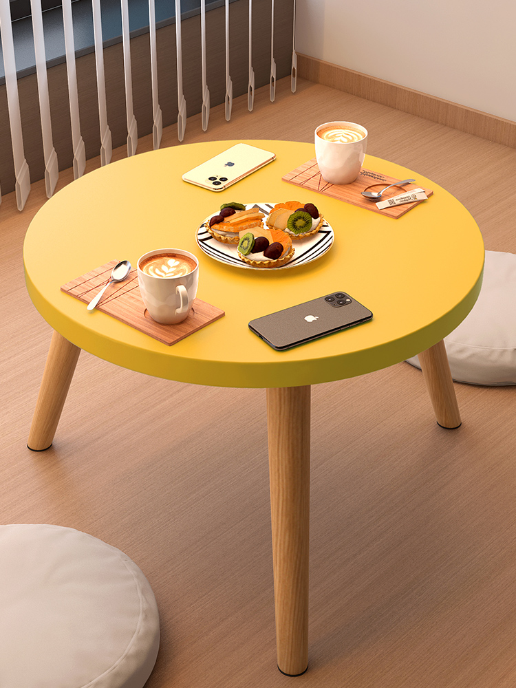 茶几小圆桌子迷你沙发边几阳台家用小户型客厅现代简约卧室置物架