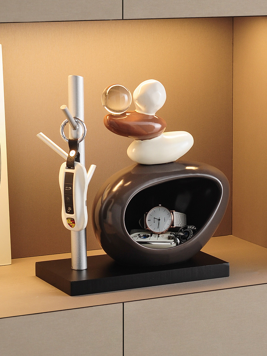 时来运转钥匙收纳玄关摆件客厅电视柜入户门口鞋柜装饰品乔迁礼物,家居饰品,装饰摆件,淘宝优惠券,粉丝福利购,淘宝优惠卷