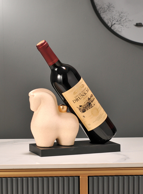 马上有钱红酒架摆件酒柜装饰品轻奢高档高级感客厅家居饰品餐边柜