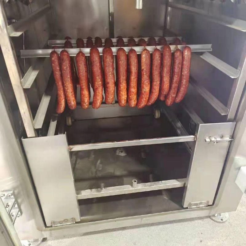 全自动腊肉熏烤箱商用烧鸡糖熏炉红肠加工设备香肠烤肠烟熏炉
