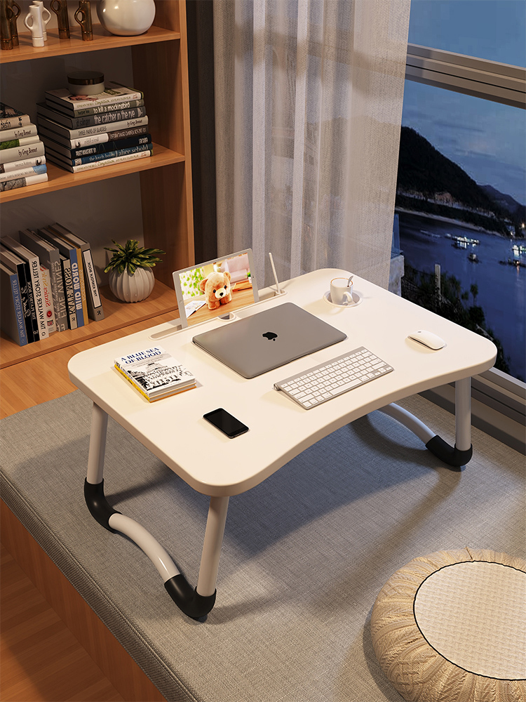 床上小桌子大学生书桌学习桌可折叠桌简易宿舍上铺笔记本电脑桌支