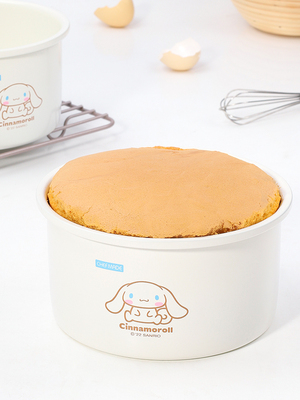 chefmade玉桂狗6寸戚风模加高活底蛋糕胚家用烤箱用烘焙模具不沾